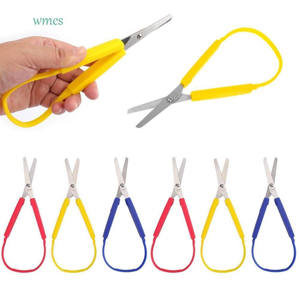 WMES1 Adaptive Scissors Office Safety Cutting Paper Self-Opening สีสัน ...