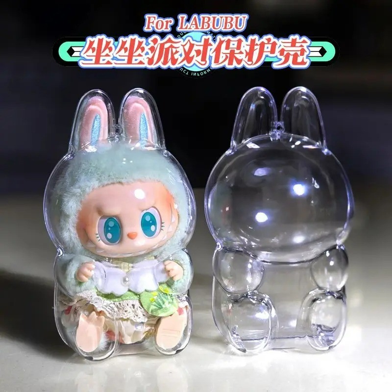 กล่องใส่ลาบูบู้ V1 กล่องลาบูบู้ V2 Labubu V1 V2 โปร่งใสฝาครอบป้องกัน 15 ...