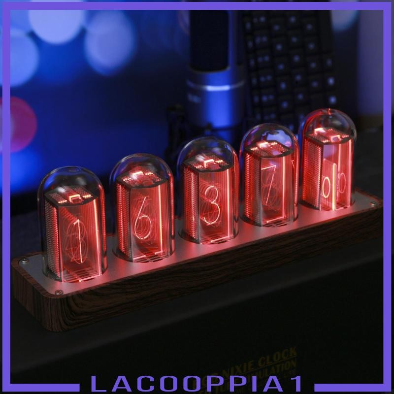[Lacooppia1] นาฬิกาหลอด Nixie ปรับ RGB จอแสดงผล LED มัลติฟังก์ชั่น ...