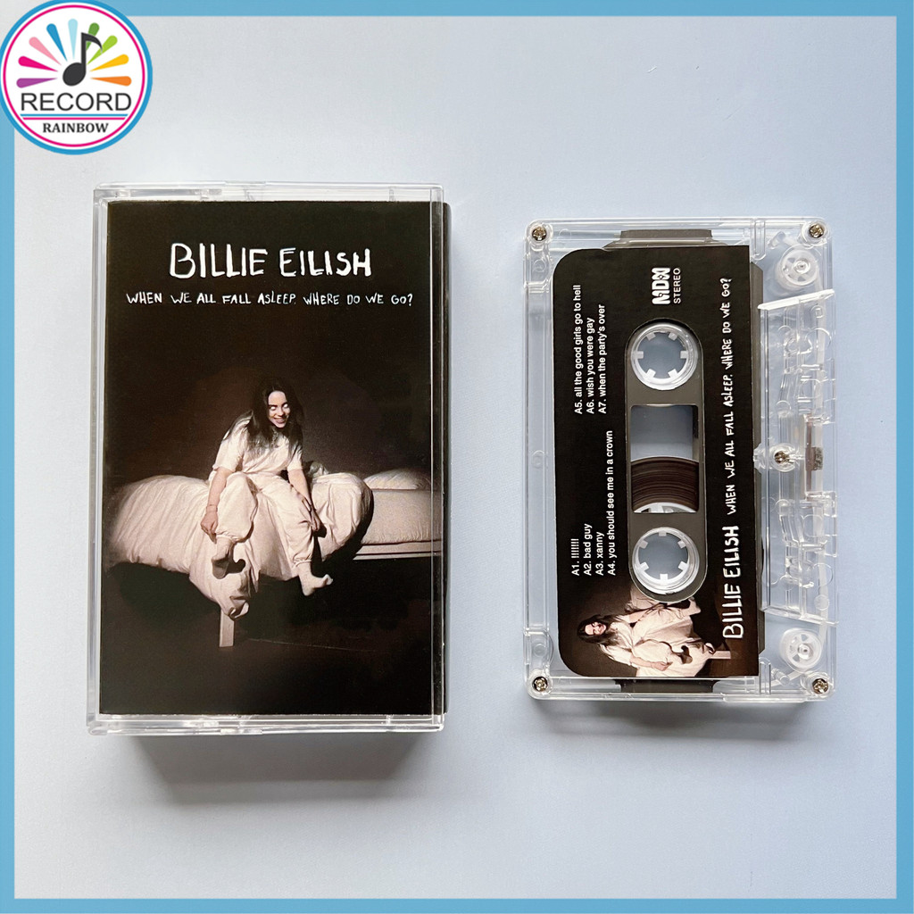 Billie Eilish When We All Fall Asleep, Where Do We Go? Cassette Tape