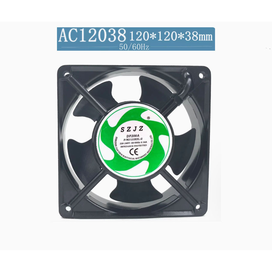 LUNAN 120mm Cooling Fan – 220-240V 0.14A – SF12038A – Open Box