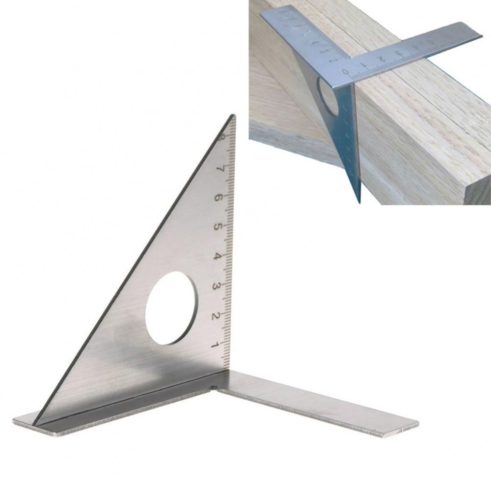 【AMANDA】Stainless Steel Mulit Scriber Tools Triangle Rafter Direction X ...