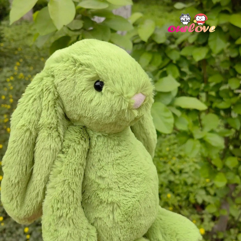 ใหม่น่ารักมอสสีเขียว Bonnie Rabbit Doll British Bonnie Rabbit Net Red ...