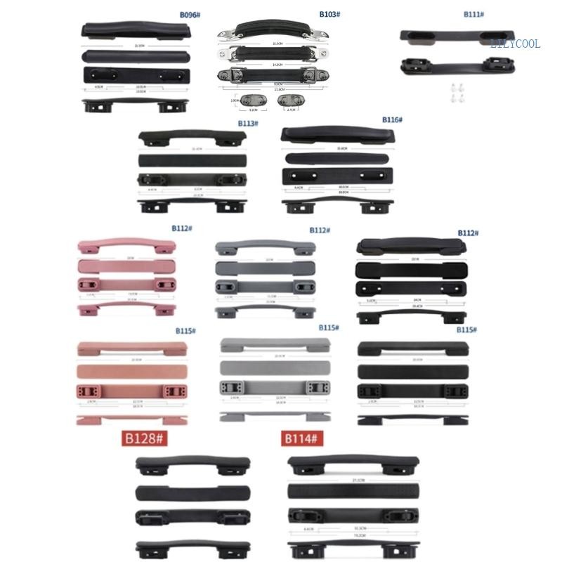 CH 1PC ที่จับกระเป๋าเดินทางพลาสติกยืดหยุ่นอะไหล่ Handle Grip สําหรับ ...