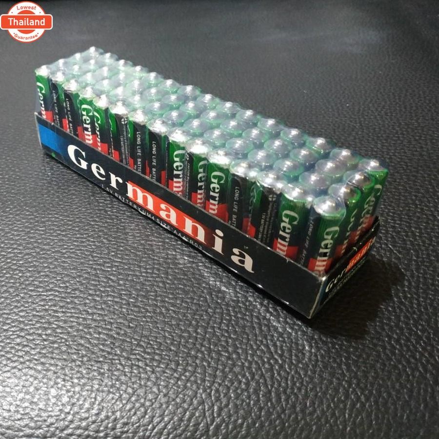 Germania Battery Size AAA R03 UM4 1.5V ถ่าน AAA เจอมาเนียร์ กำลังไฟ 1 ...