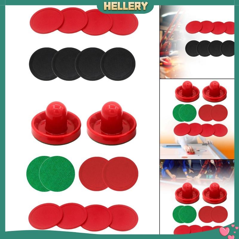 Lot De 20 Palets De Hockey Sur Air Miniatures - 50 Mm, Rouge, En ABS - Pour Table De Jeu Enfant Ou Décoration