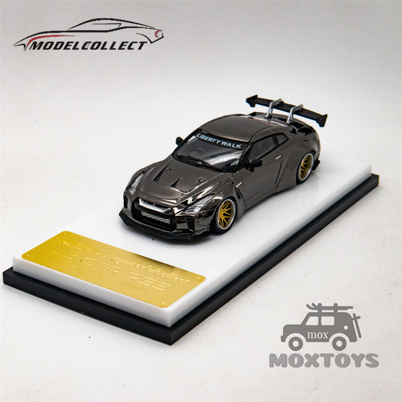 Model Collect MC 1:64 LBWK GTR R35 1.5 Chrome Grey/Chameleon รถโมเดล ...