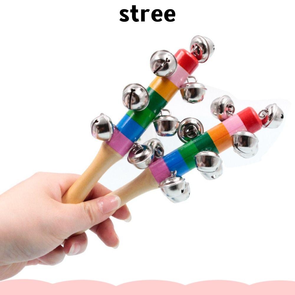 Stree Bell Stick, 18 ซม.ไม้ Handle Percussion เครื่องมือ,คุณภาพสูงที่มี ...