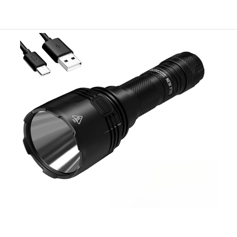 NITECORE P30 1000 Lumen Long Throw Hunting Flashlight Kit - 676 Yard Beam