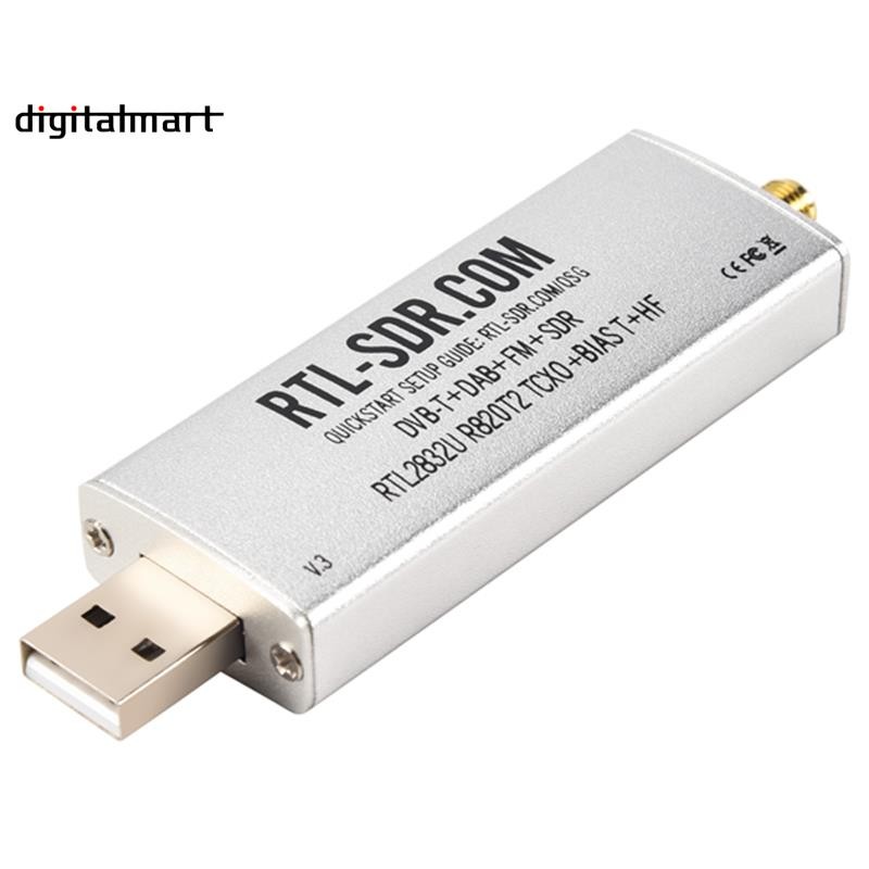 RTL SDR V3 R820T2 RTL2832U 1PPM TCXO SMA RTLSDR ระบบสื่อสาร | Shopee ...