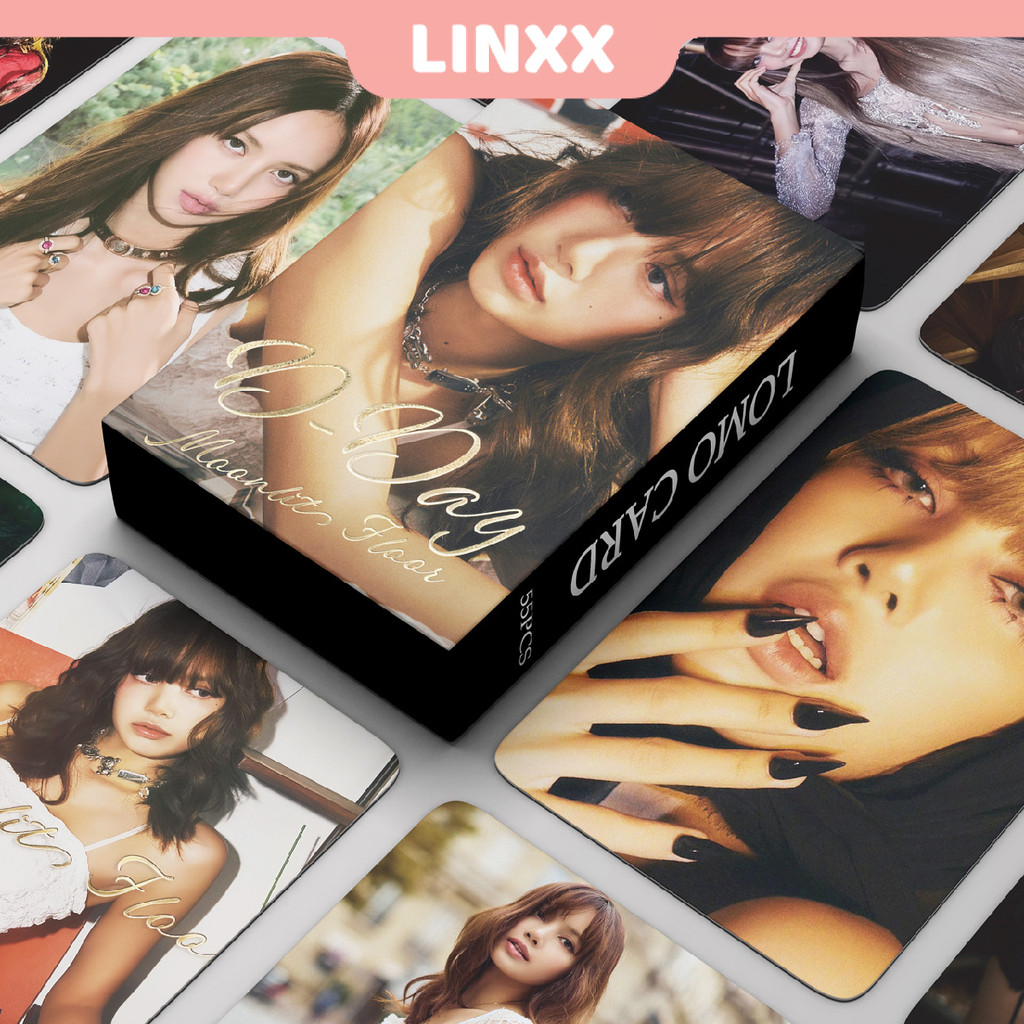 Linxx 55 ชิ้น BLACKPINK LISA MOONLIGHT อัลบั้ม Lomo Card Kpop ...