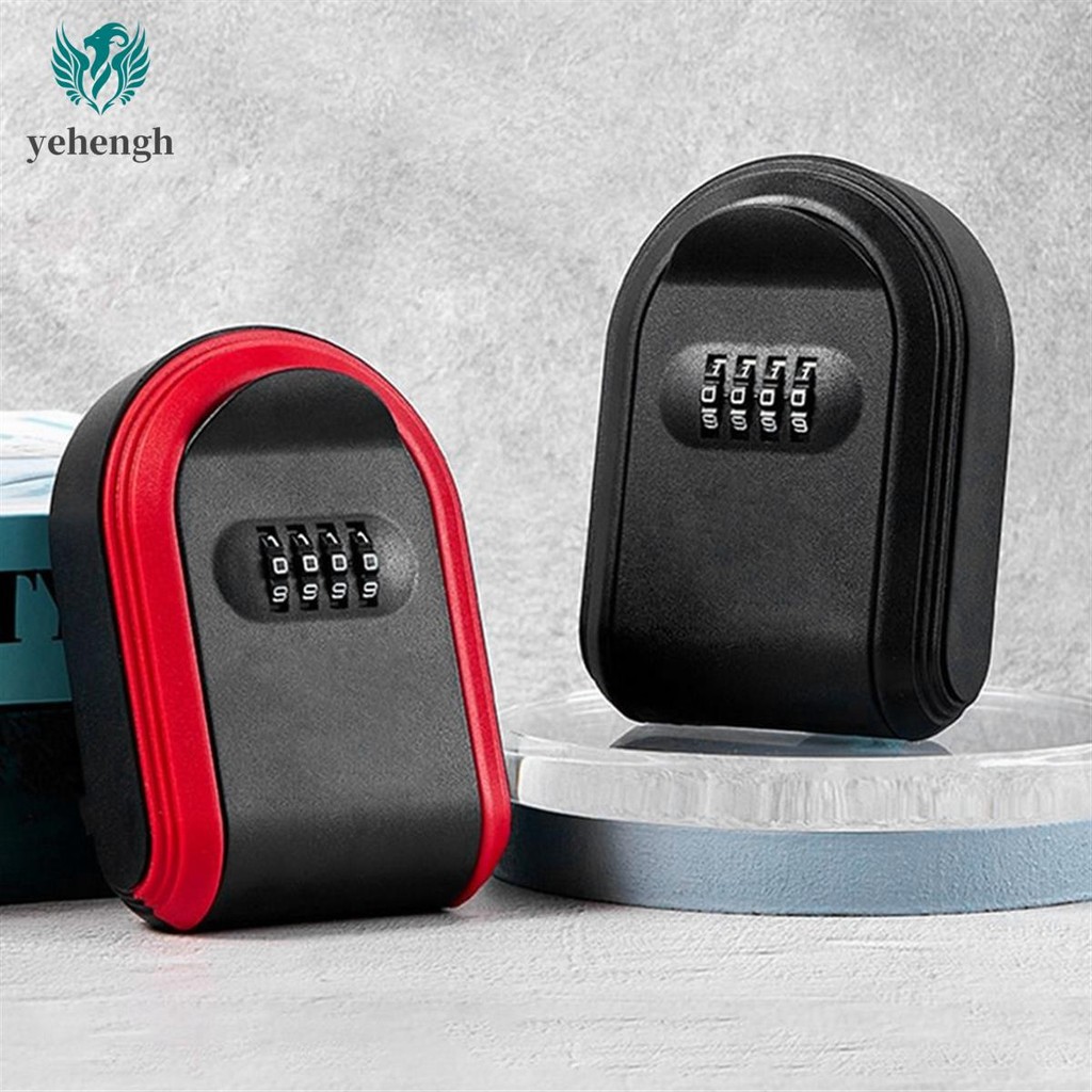 ตู้เซฟกุญแจ Weatherproof 4 หลักรวม Outdoor Key Security Storage Case ...