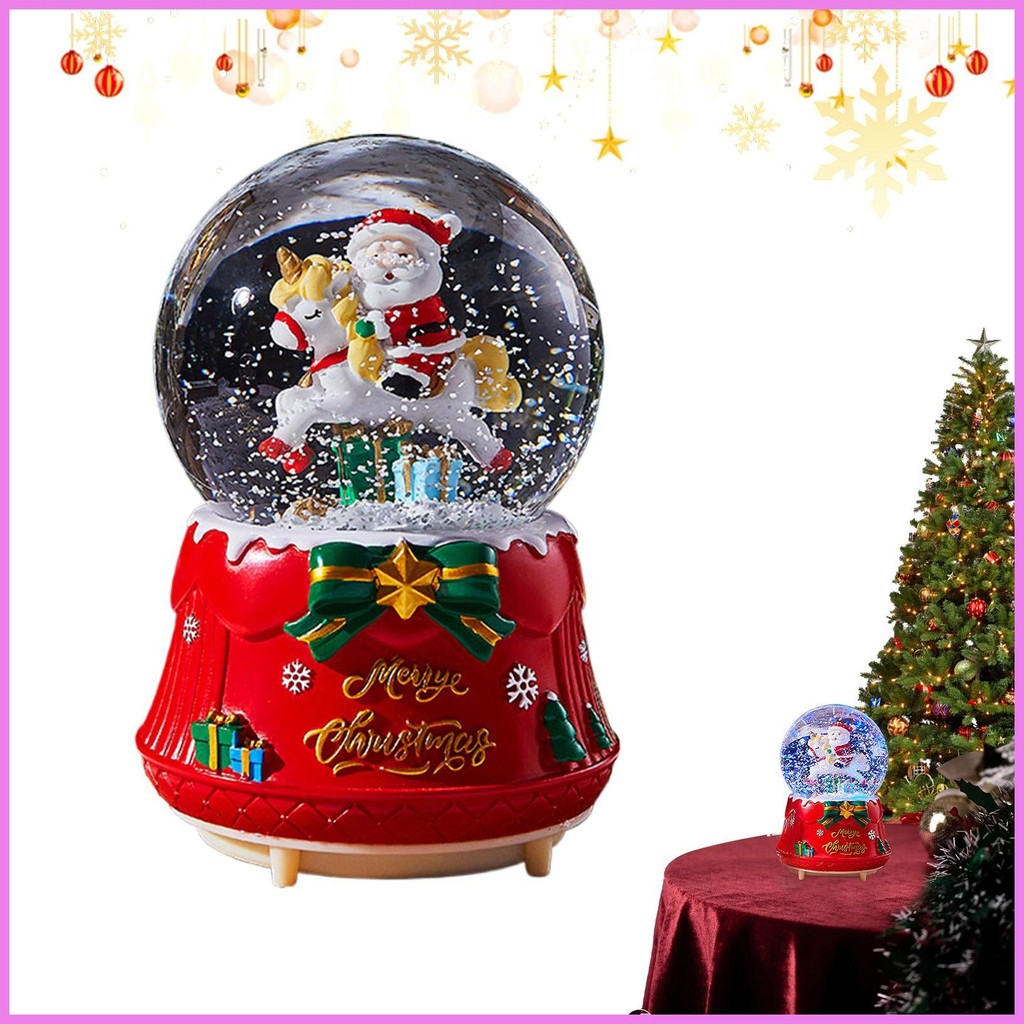Light Up Snow Globe Glitter Snow Globe พร้อมเพลงเด็ก Snow Globe ...