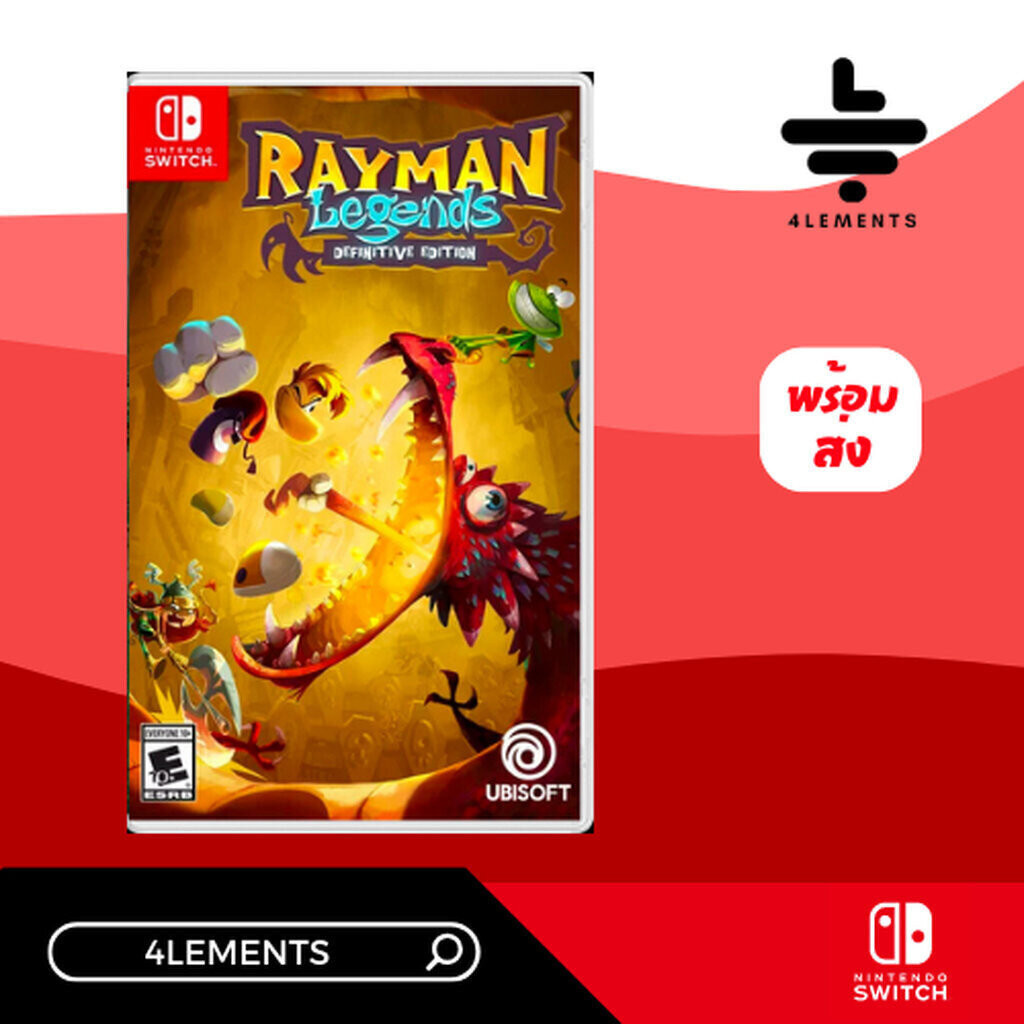 (พร้อมส่ง) SWITCH RAYMAN LEGENDS DEFINITIVE EDITION (US)(มือ1) | Shopee ...