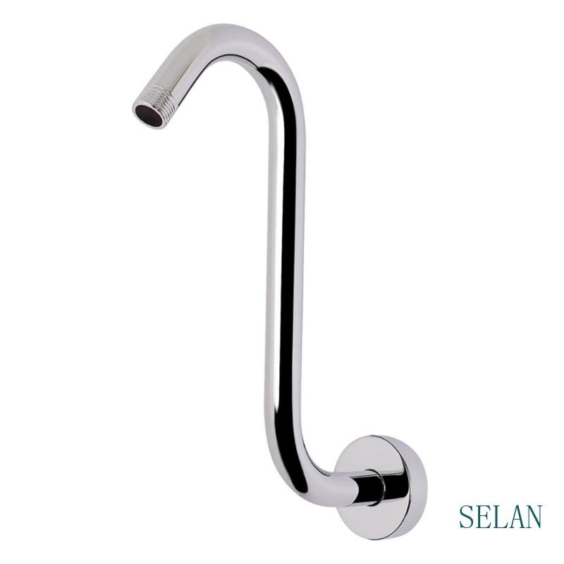Sel Rise Gooseneck Showerhead Risers ห้องน้ําติดตั้งการติดตั้งอย่าง ...