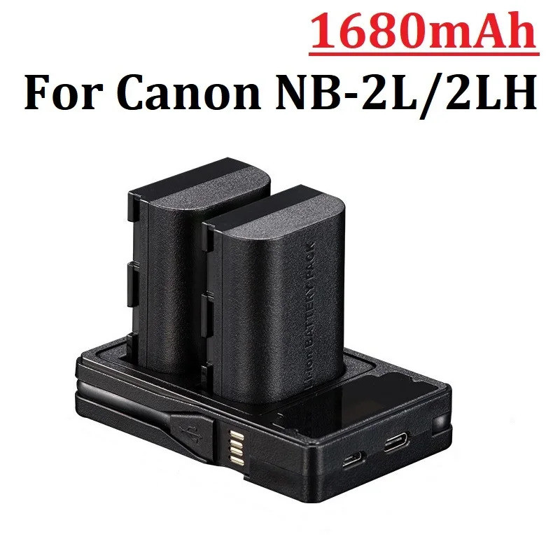 Vhbw 2x Batterie Li-Ion 600mAh (7.2V) Pour Caméra Et Caméscope Canon