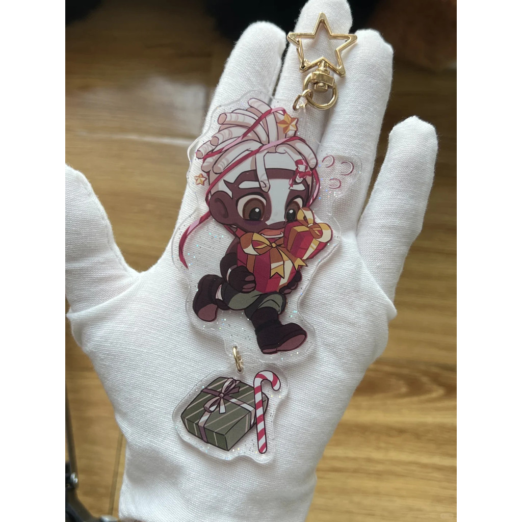 League of Legends อะนิเมะพวงกุญแจผู้หญิง Arcane อะคริลิค key chain man ...
