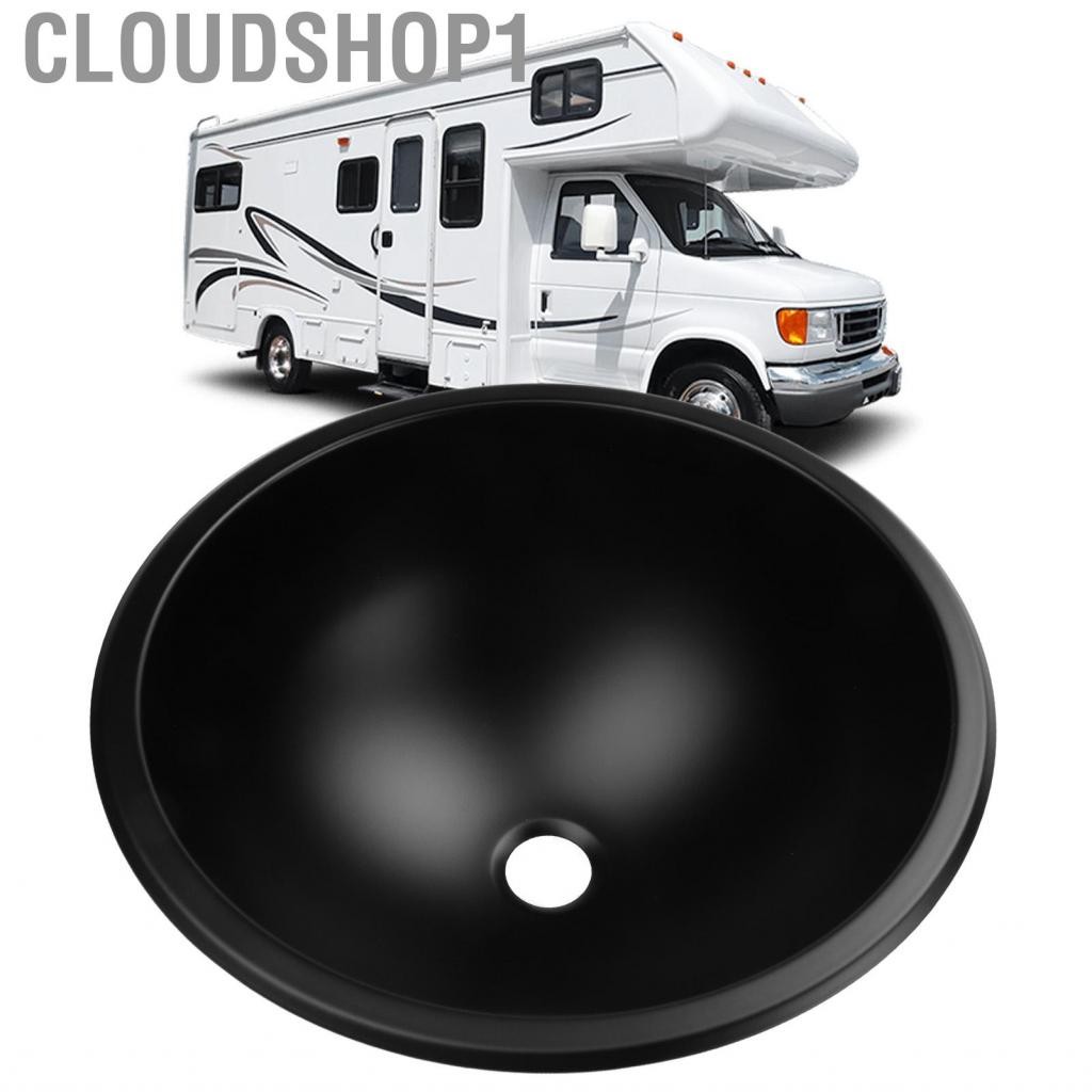 Cloudshop1 RV Round Sink 12 นิ้วลุ่มน้ำสแตนเลสชามรูปไข่พร้อมเต้าเสียบ ...