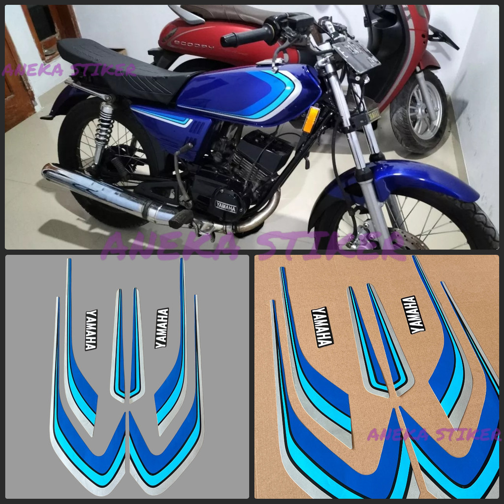 Yamaha rx s rxs พิเศษ สติ๊กเกอร์ Striping, คุณภาพ Fullset Variation ...