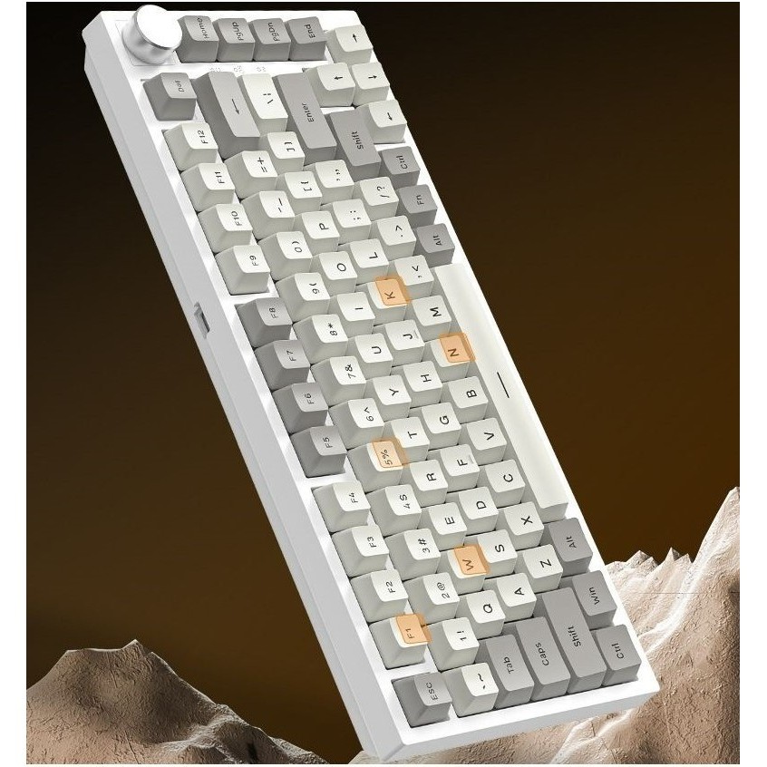 ราคาต่ำสุด Attack Shark K85 e-sports คีย์บอร์ดแบบกลไกแกนแม่เหล็ก PBT ...