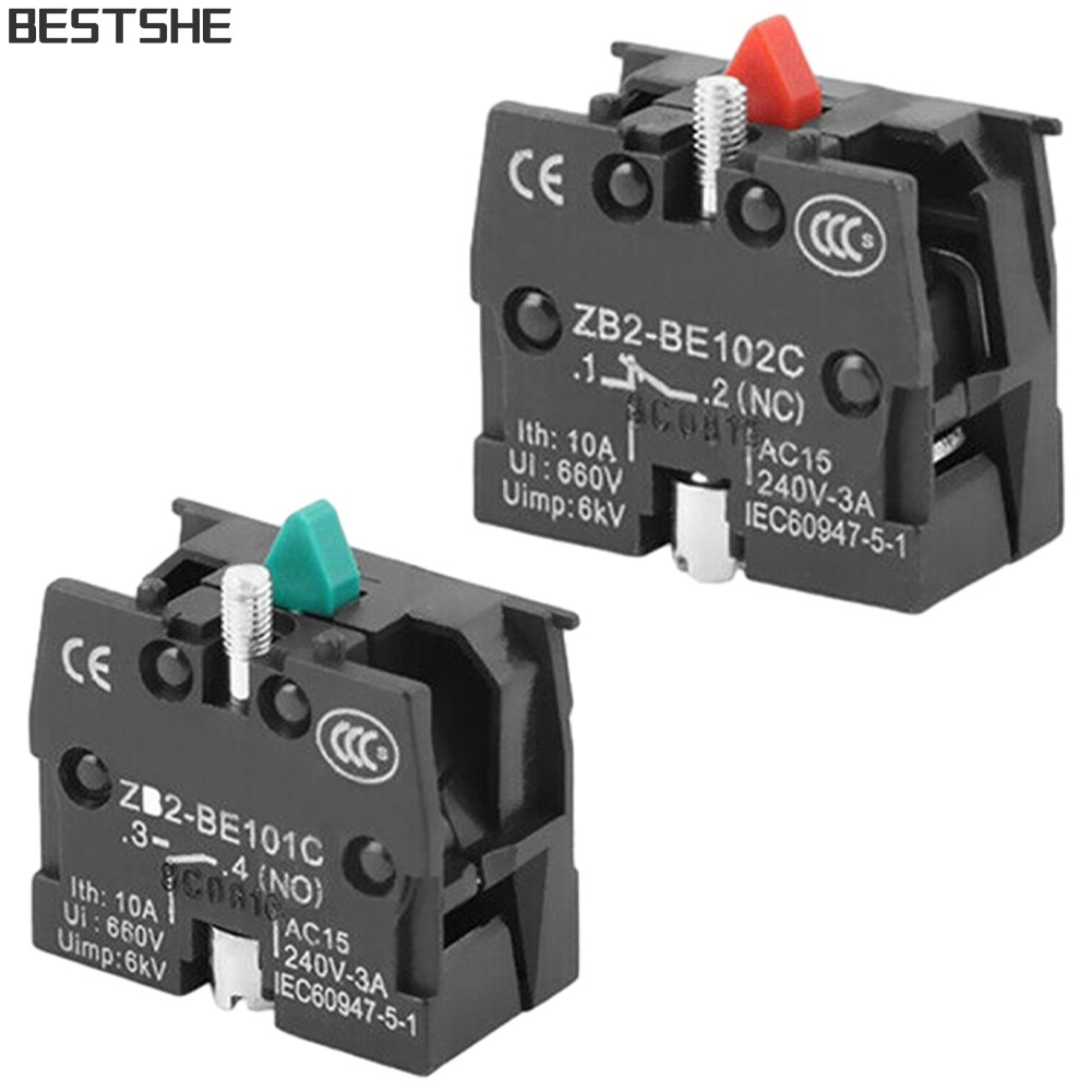 1pcs 10A 600V ZB2-BE101C/BE102C NONC สวิตช์จอยสติ๊กปุ่มกด | Shopee Thailand