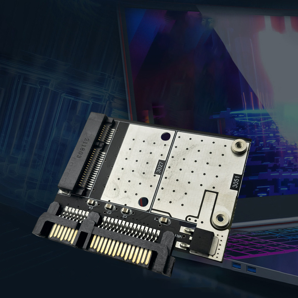 การ์ดแปลง Mini SATA เป็น SATA 6Gbps MSATA เป็นตัวแปลง SATA III #F ...