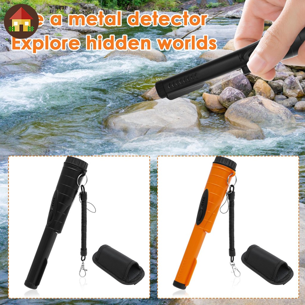 เครื่องตรวจจับโลหะกันน้ํา Pinpointer 360 องศาค้นหา Gold Treasure Finder ...