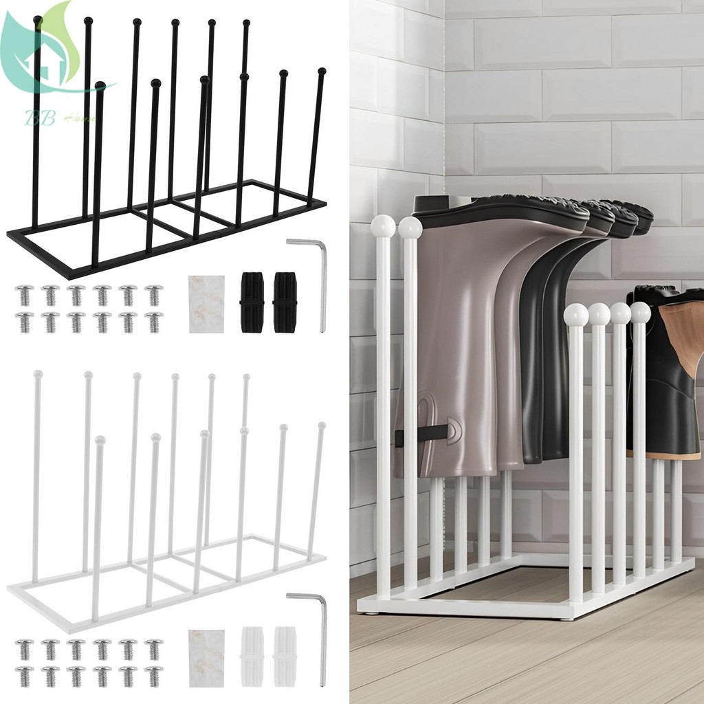 Boot Rack ยืนฟรี Boot Rack Organizer โลหะ Boot Storage Rack ที่ถอดออก ...