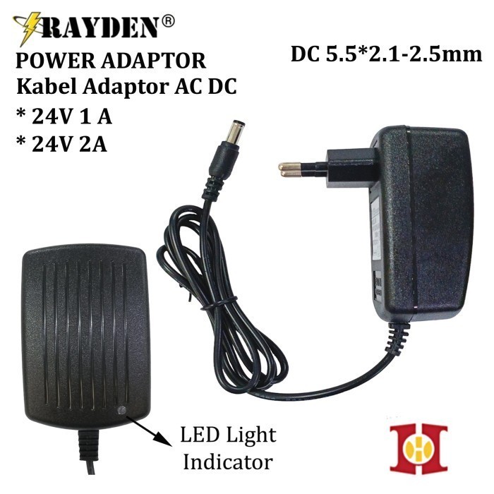 อะแดปเตอร์จ่ายไฟ Switching PSU LED Light 24V 24 โวลต์ 1A 2A | Shopee ...