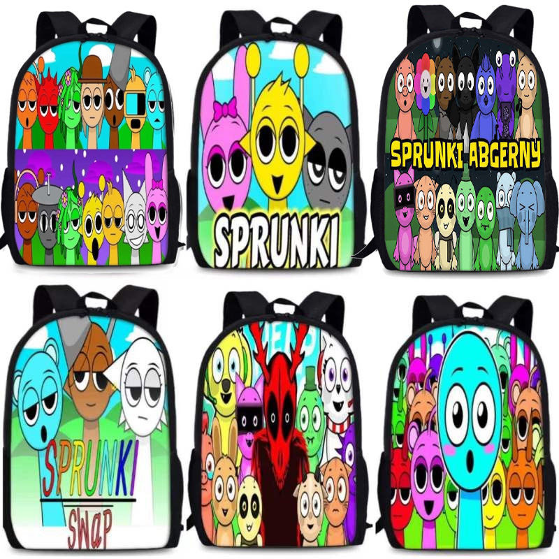 Sprunki backpack for students | Shopee Thailand