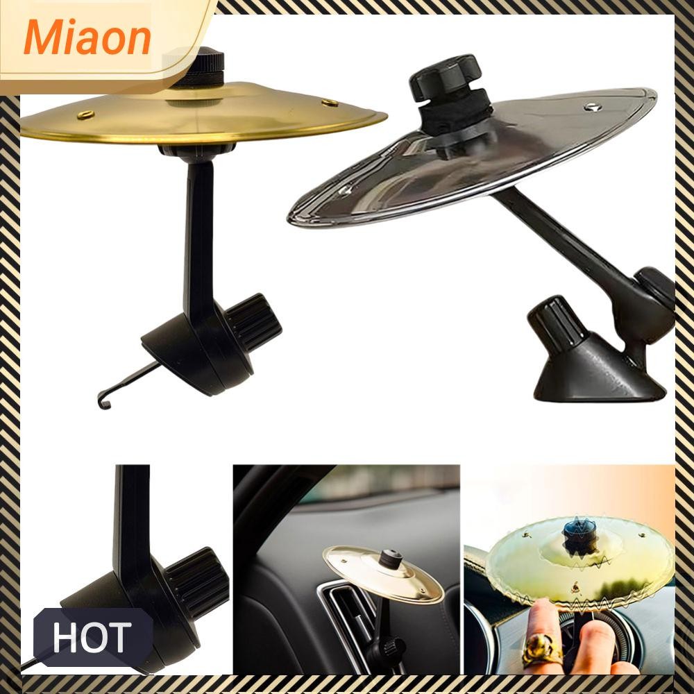 Mini Car Cymbal For Air Vent - Clip-On Drum Cymbal Decor For Music Lovers, Fun Car Interior Accessory (Gold)