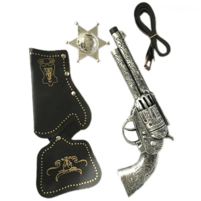Men Retro Cowboy Gun Toy Pirate Captain Jack Cosplay Weapon Holster ...