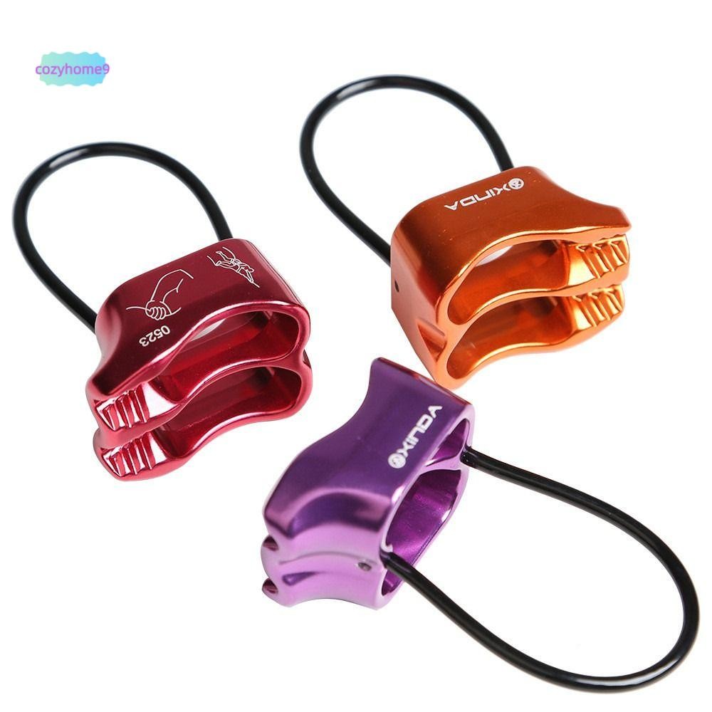 thumbnail image 2 of Goriertaly Climbing Rack Descender Rappelling Mountaineering Outdoor 4 Bar Stop Belay Device Tree Arborist Camping Rigging Descending Blue 2 of 14