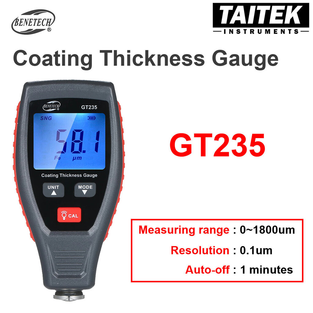 เครื่องวัดความหนาผิวเคลือบ Coating Thickness Gauge BENETECH รุ่น GT235 ...
