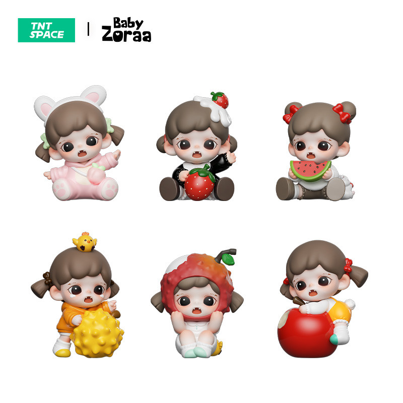 TNTSPACE Zoraa Mini Series- I Love Fruits Figure Blind Box（Whole Set ...
