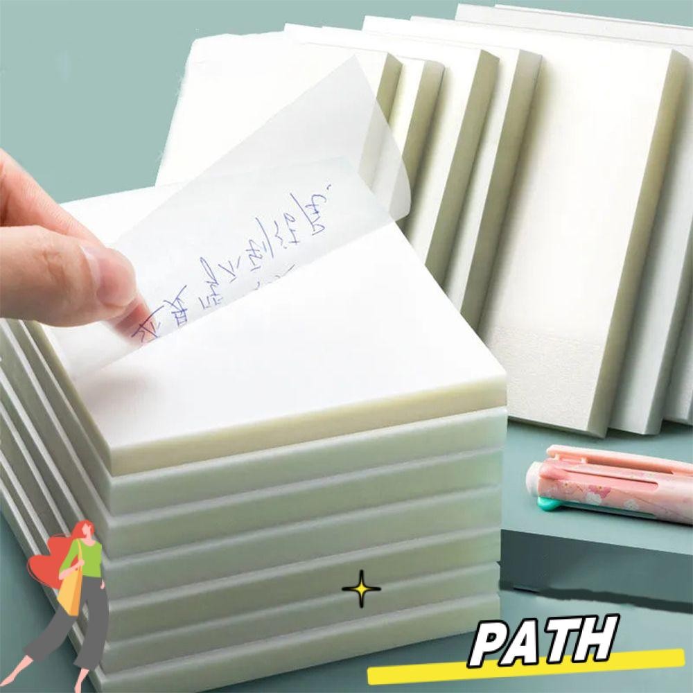 PATH Scrapes สติ๊กเกอร์ Sticky Self-กาว Memo Pads วัสดุ PET โปร่งใส ...