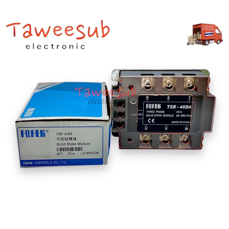 Solid State Module รุ่น TSR-FQFER โซลิดสเตตรีเลย์ 3 เฟส 40A,60A,100A 4 ...