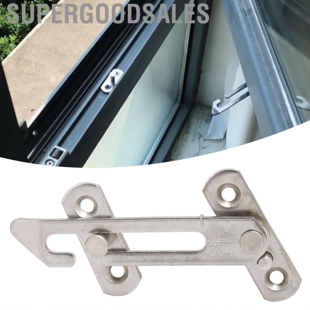 Supergoodsales สแตนเลสบานหน้าต่าง Limiter Stopper เลื่อนความปลอดภัยของ ...