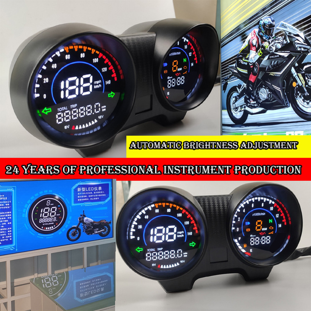Hd Motorcycle RPM Meter Speedometer สําหรับ Brazil TITAN 150 สําหรับ ...