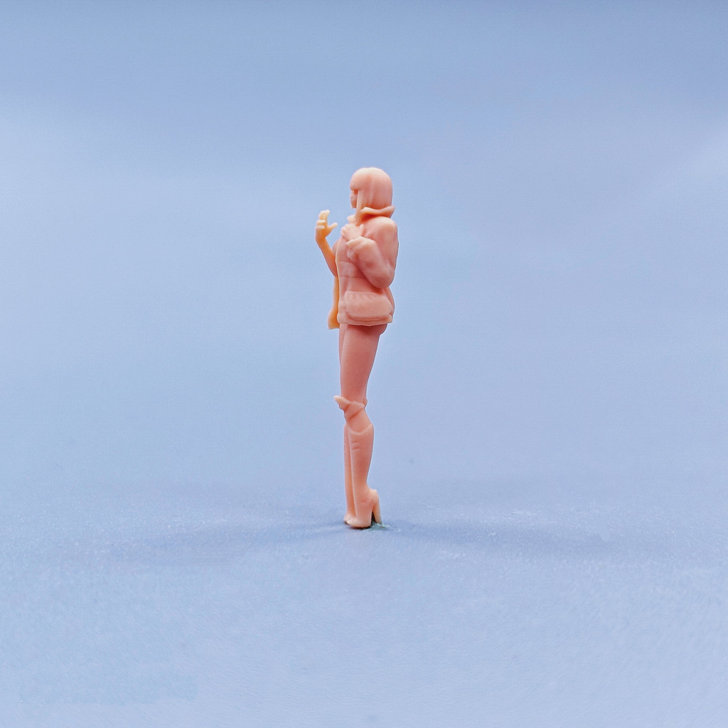 [Uh Hum Model] 1: 64 Doll 1: 43 Miniature White Model Cyberpunk Lucy ...