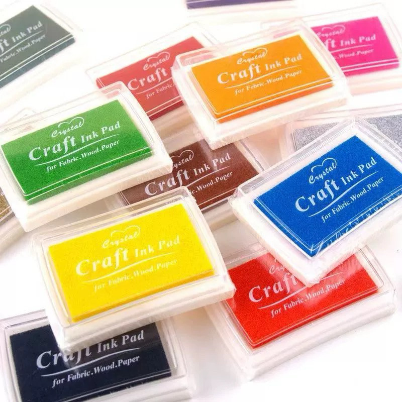 Crystal Craft Ink Pad ตลับหมึกปั๊มหลากสีสัน สำหรับงานเอกสาร หรืองาน ...