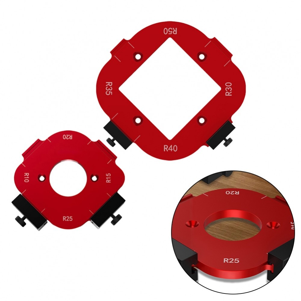 Aluminum Alloy Arc Router Template Set for Woodworking with 8 Radius ...