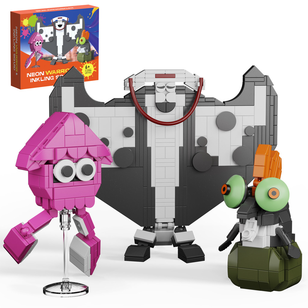 เกมขายดี Splatoon-Inchings, Jet Warrior-Mo Ling, บล็อกตัวต่อปลาแซลมอน ...