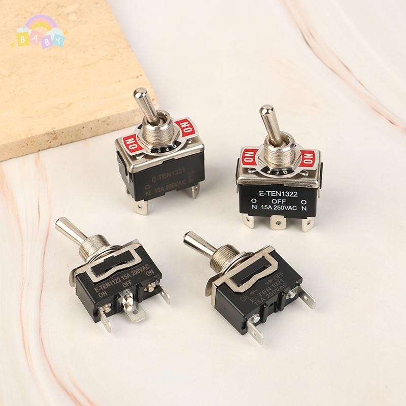 [BB] 5 ชิ้น Heavy Duty รถเรือ Rocker Toggle สวิทช์ 15A 250V 2Pin Spst ...