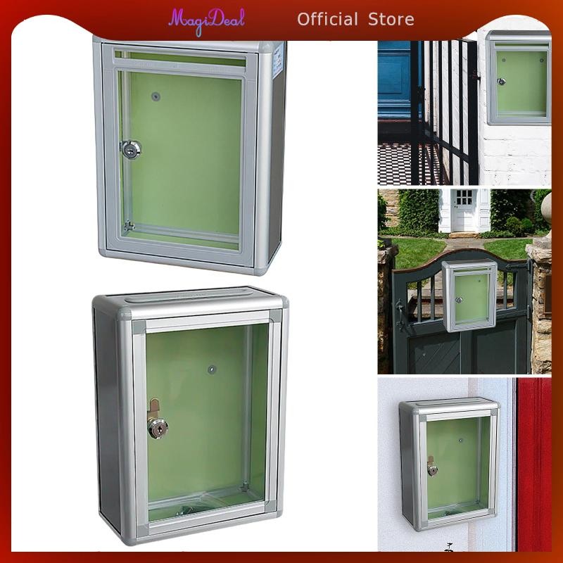 MagiDeal Suggestion Box Clear Multifuctional Drop Box Collection Box ...