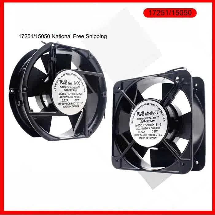 Ventola Di Raffreddamento 172mm FP-108EX - 220V, 38W, Per Armadi Elettrici, Cuscinetti A Sfere - Foto 12