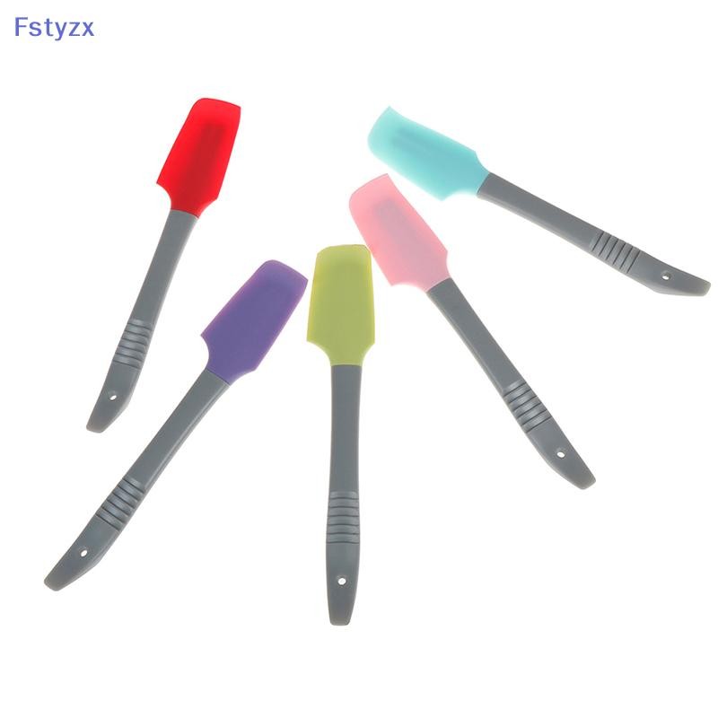 Fstyzx 1 ชิ้นมินิซิลิโคนครีมบัตเตอร์เค้กไม้พายผสม Batter Scraper แปรง ...