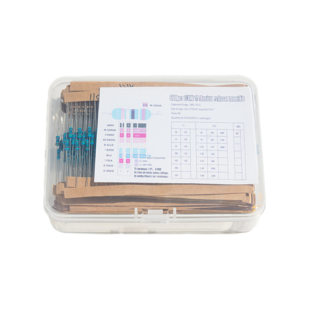 Resistor Pack ชุดรวมตัวต้านทาน 600 ตัว | Shopee Thailand
