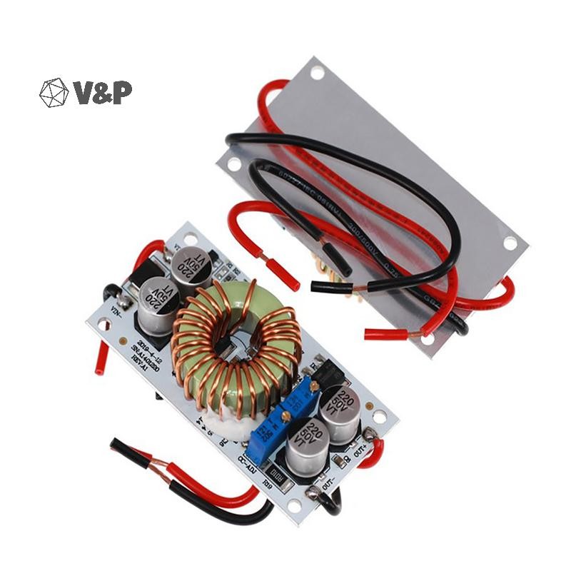 V&P DC Step-up Boost Converter 600W 10A CC CV โมดูลจ่ายไฟ LED Driver ...