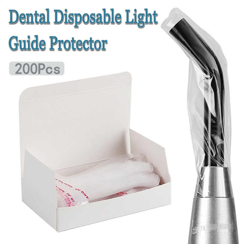 200 ชิ้นทันตกรรม Light Guide Rod Sleeve ทันตกรรม Curing Light Guides ...